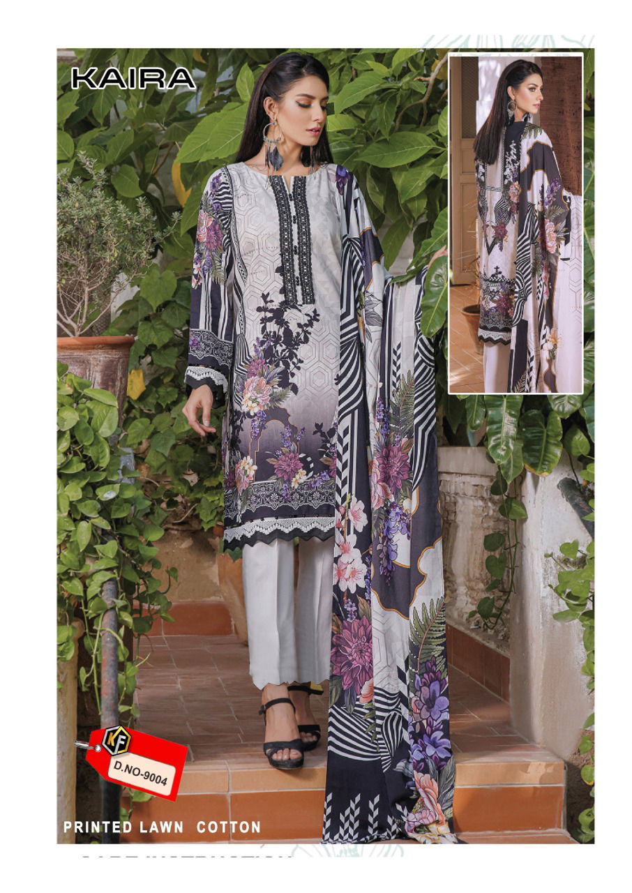  KAIRA 9 Heavy Law Printed Casual Wear Designer Karachi Dress Material Collection
